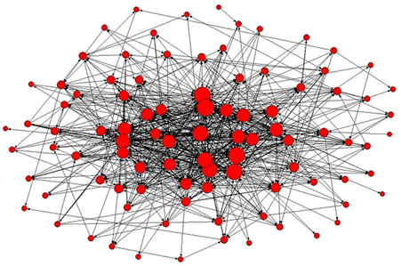 Example SNAPP sociogram